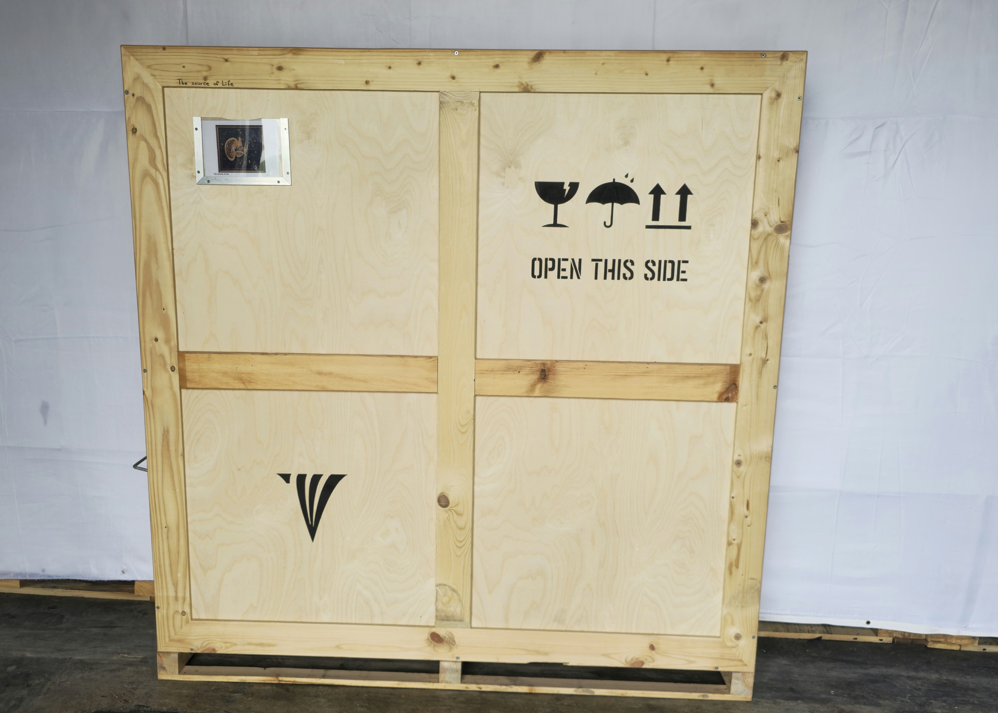 Cassa di trasporto per La fonte della vita, 2007