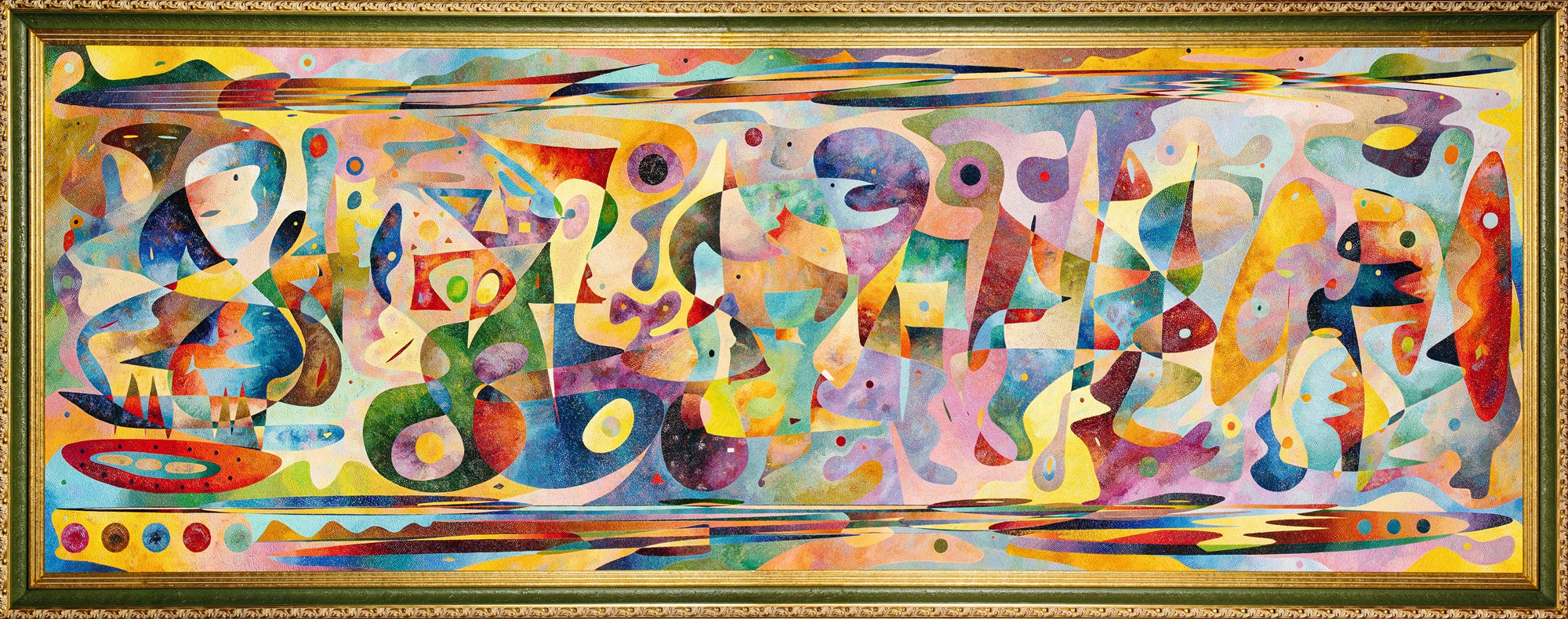 Induismo – monumental oil painting by Gheorghe Virtosu