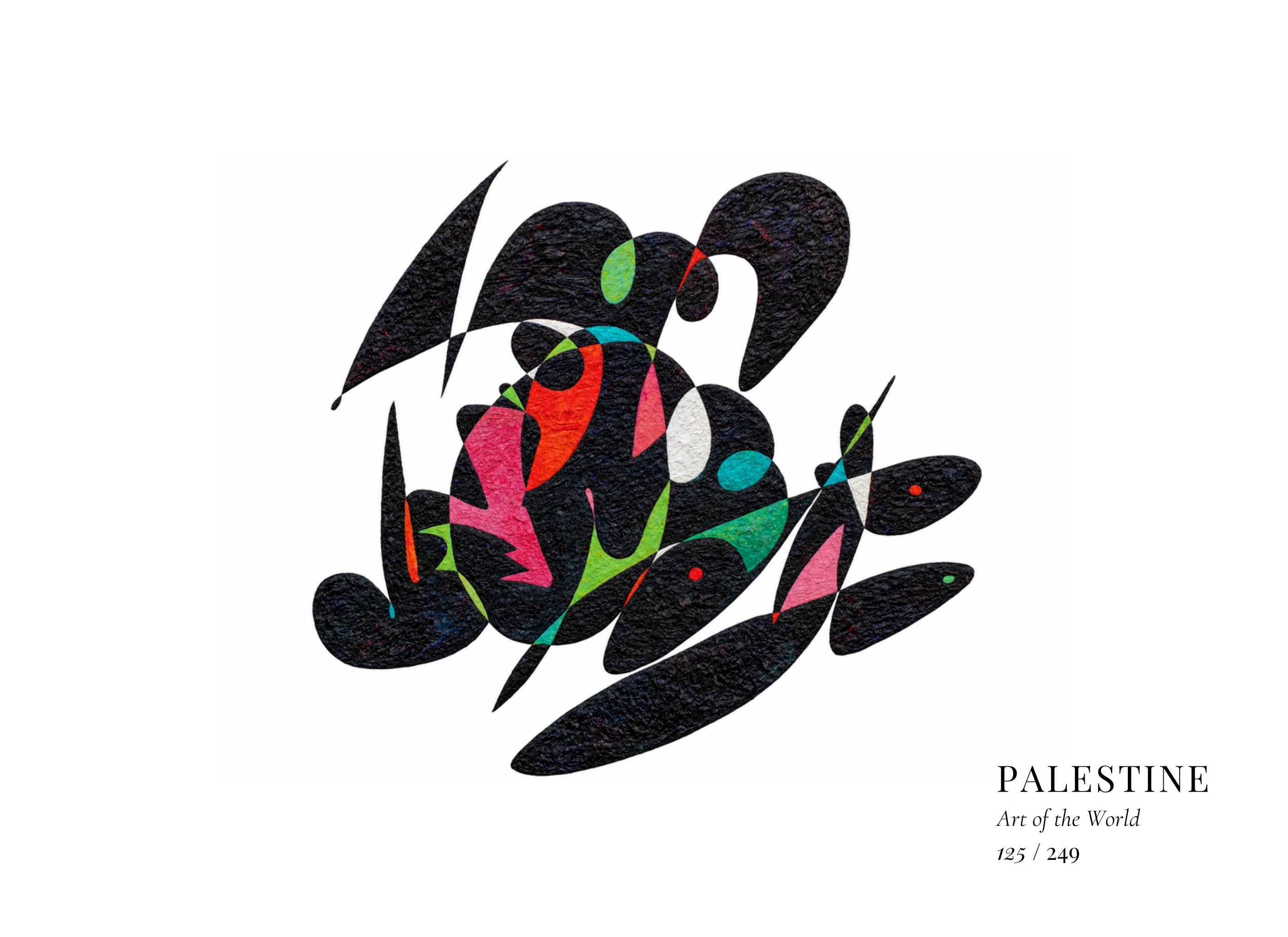 Opera Palestine di Gheorghe Virtosu dalla serie Art of the World
