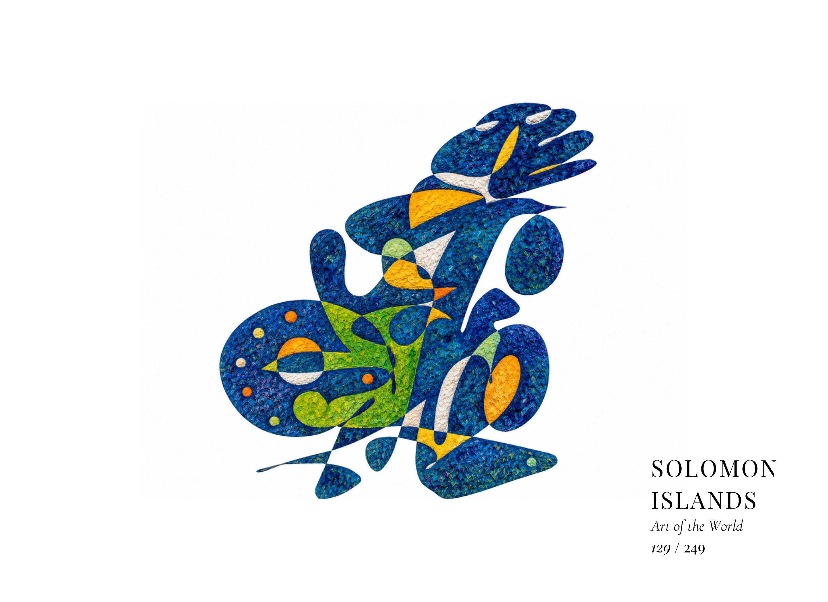 Opera Solomon Islands di Gheorghe Virtosu dalla serie Art of the World
