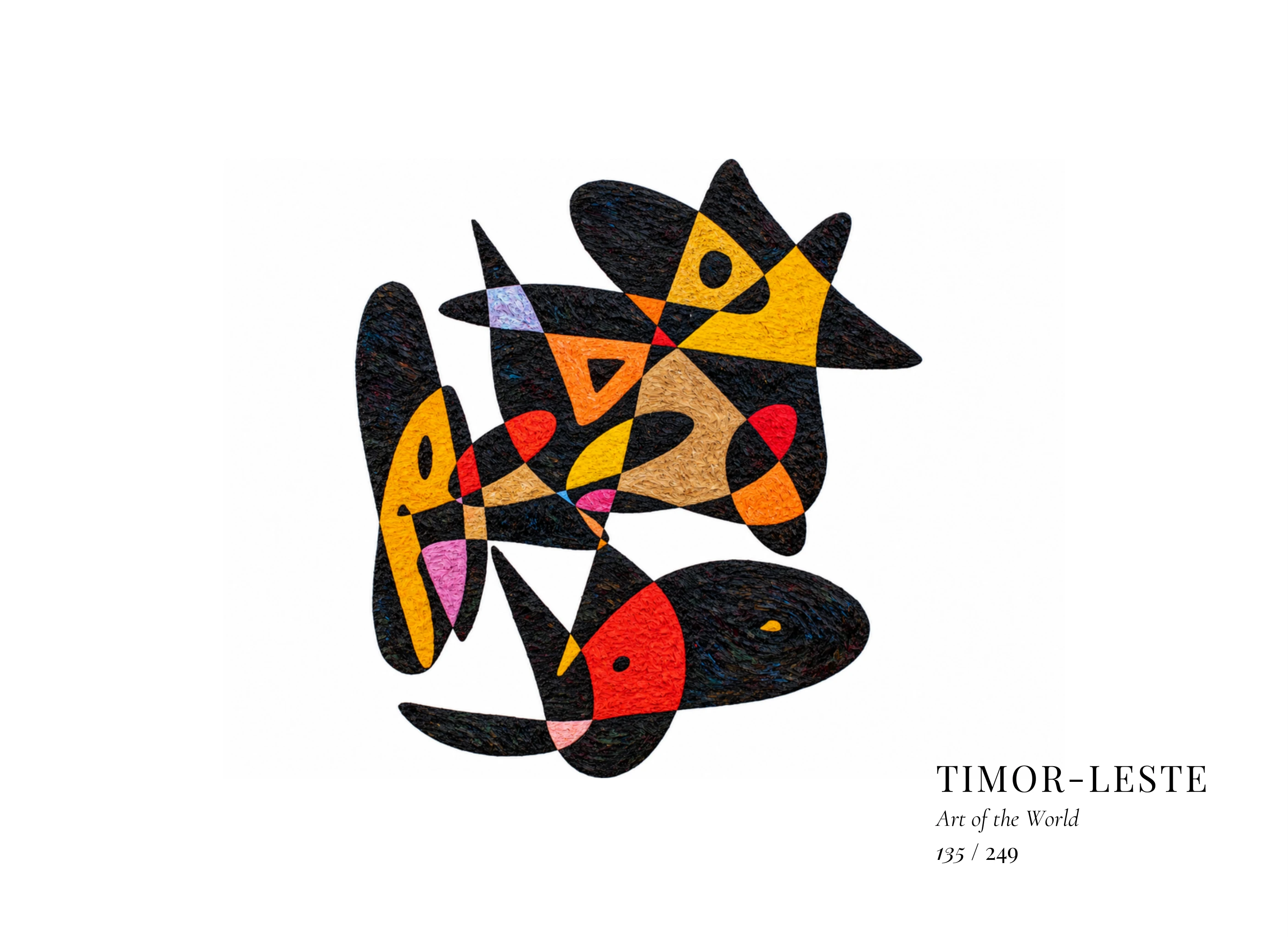 Opera Timor-Leste di Gheorghe Virtosu dalla serie Art of the World