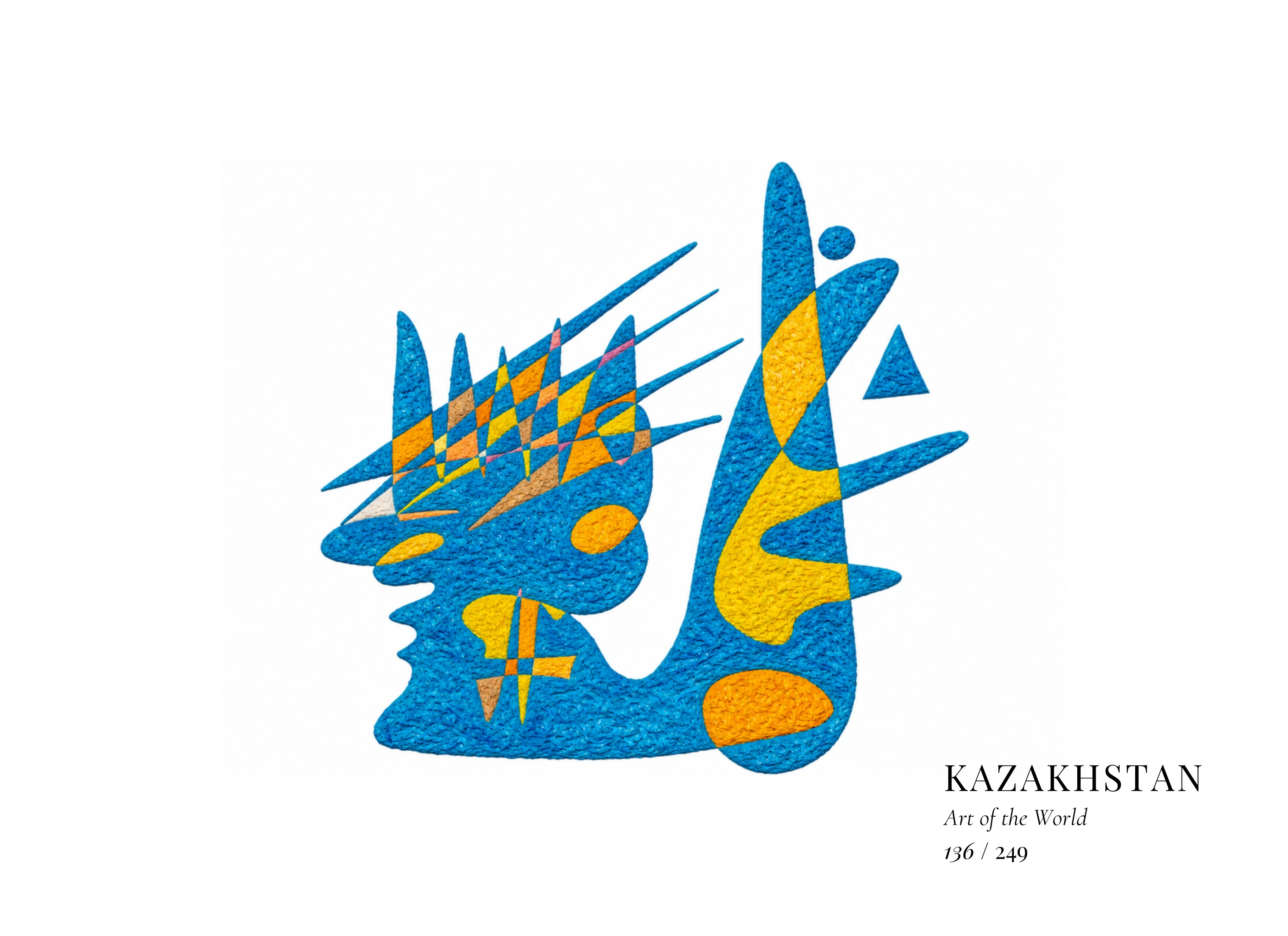 Opera Kazakhstan di Gheorghe Virtosu dalla serie Art of the World