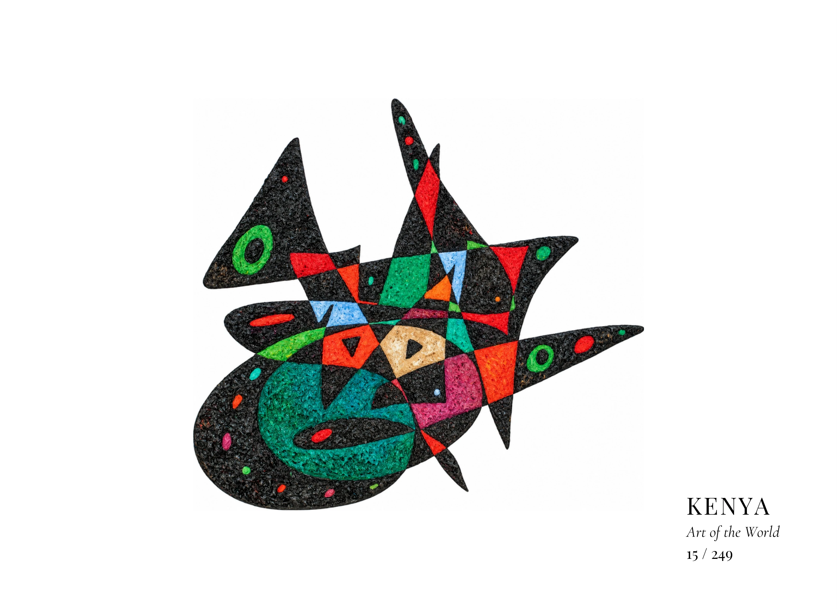 Opera Kenya di Gheorghe Virtosu dalla serie Art of the World