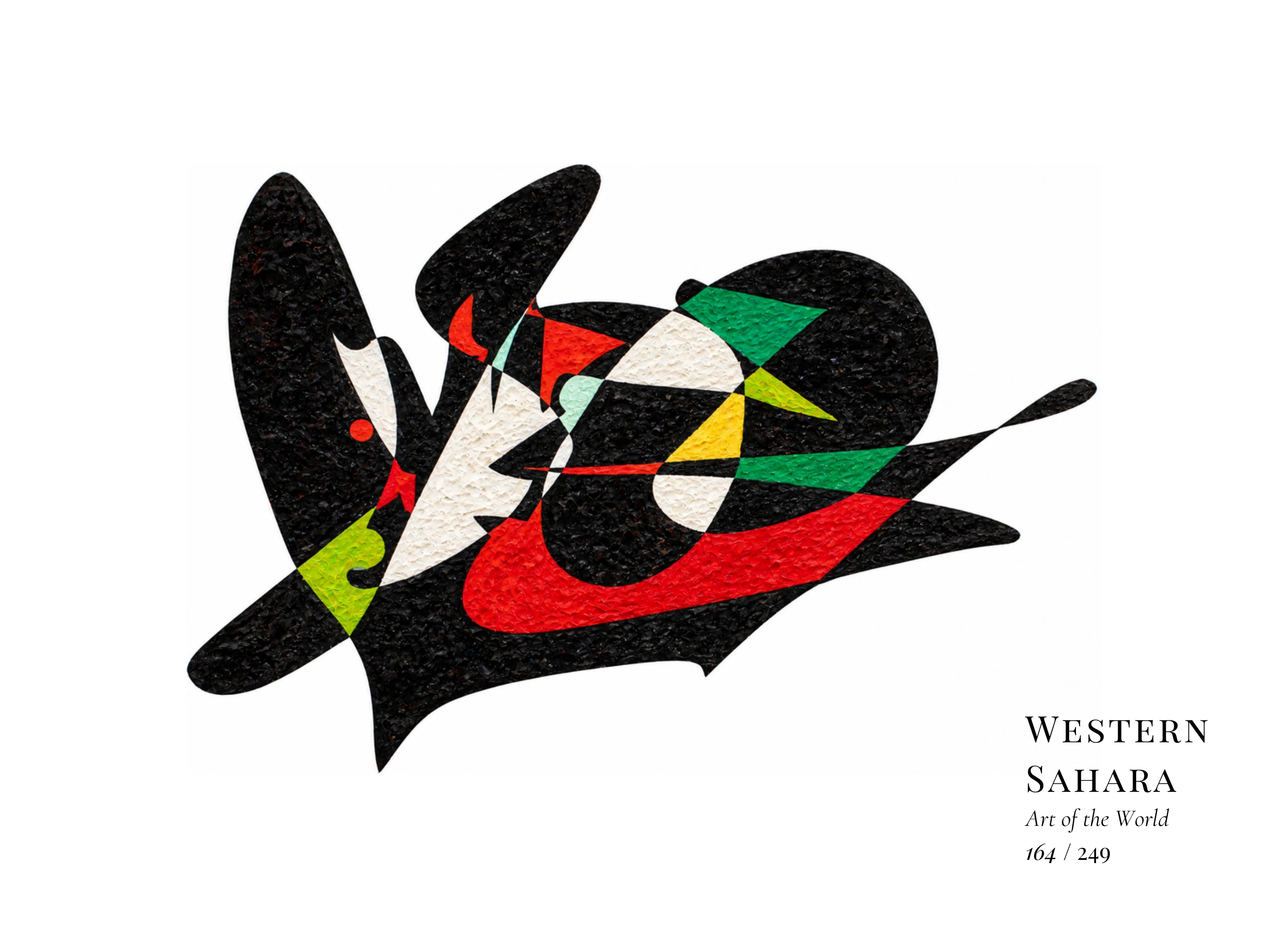 Opera Western Sahara di Gheorghe Virtosu dalla serie Art of the World
