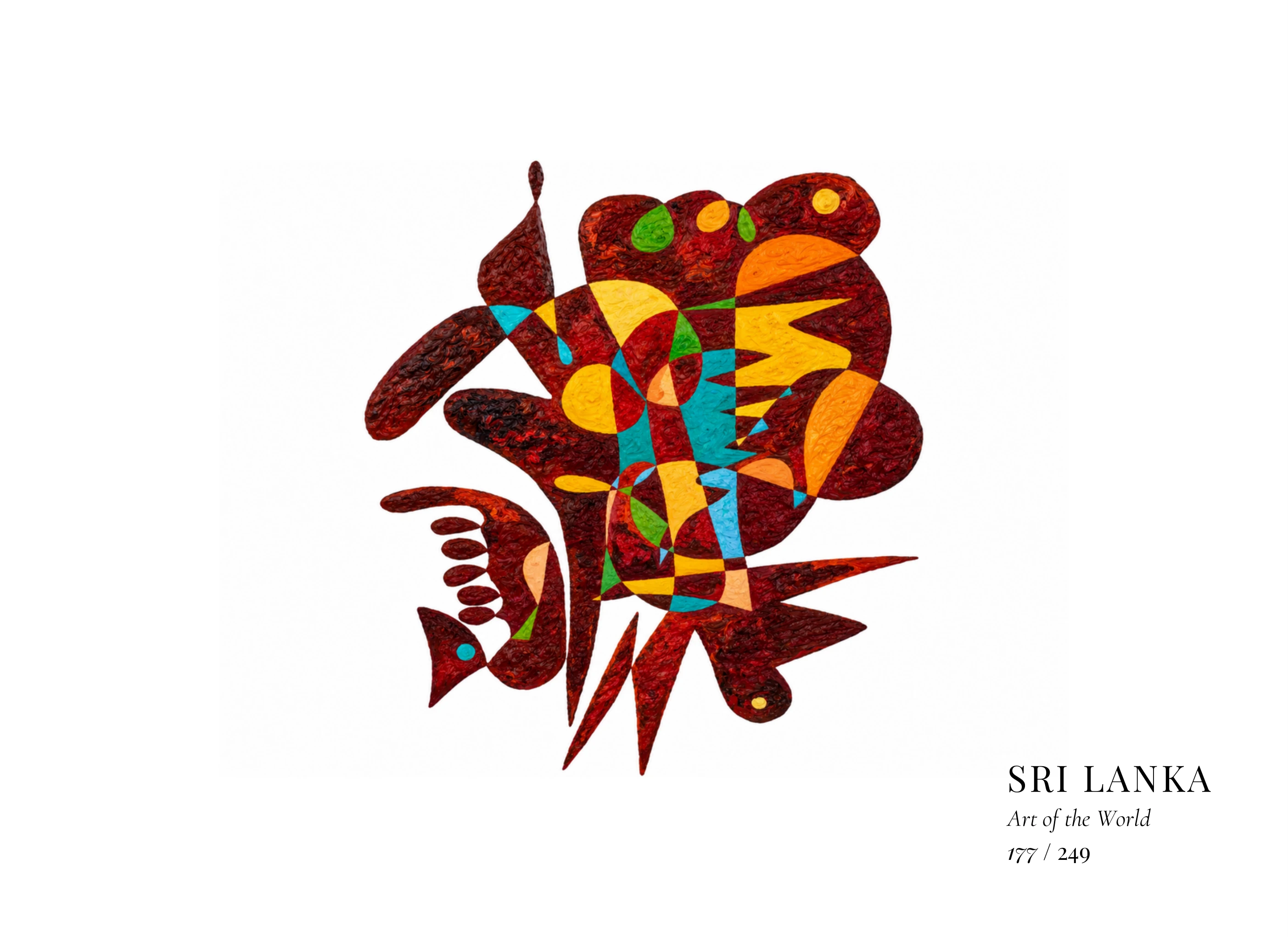 Opera Sri Lanka di Gheorghe Virtosu dalla serie Art of the World