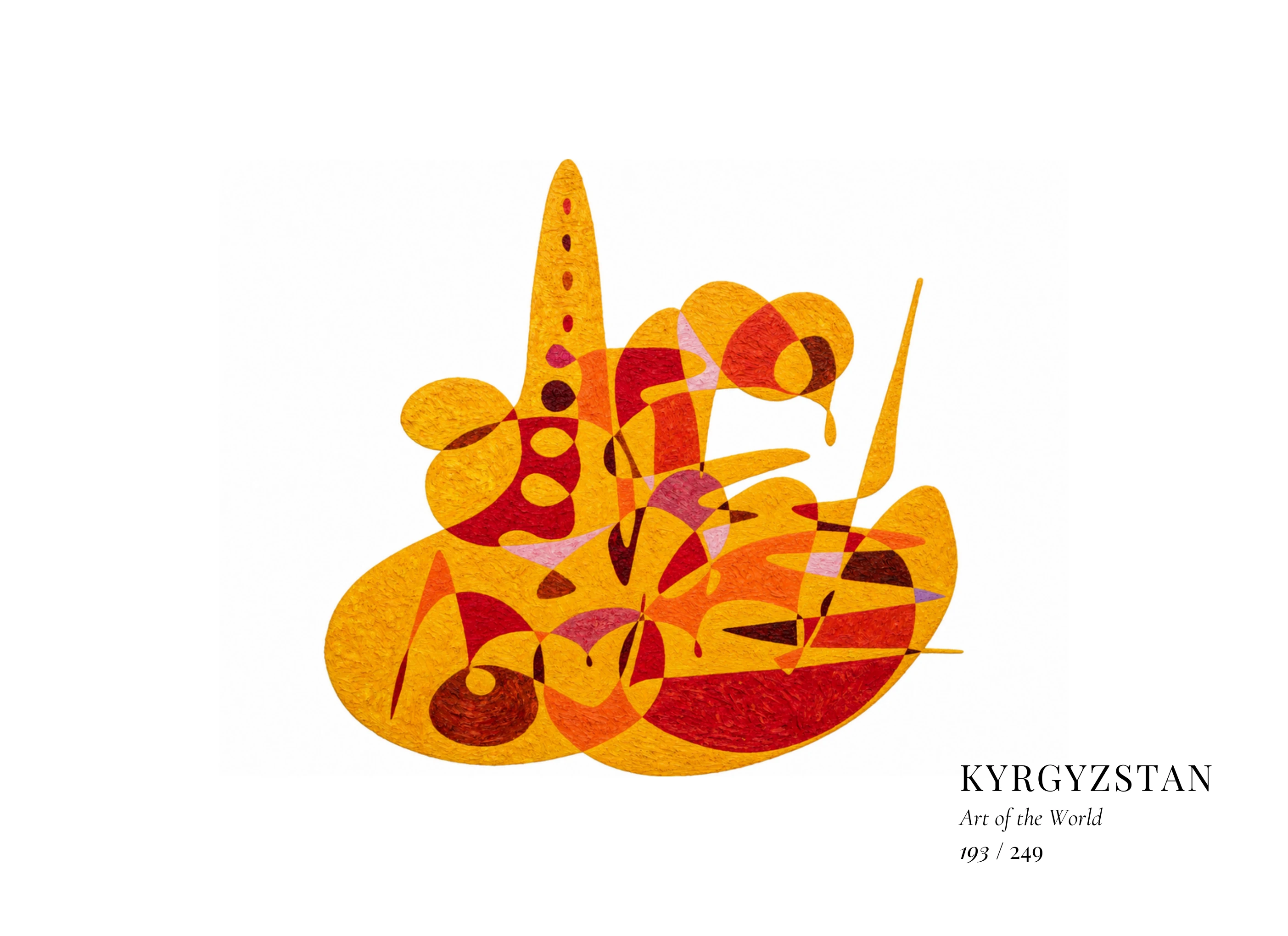 Opera Kyrgyzstan di Gheorghe Virtosu dalla serie Art of the World