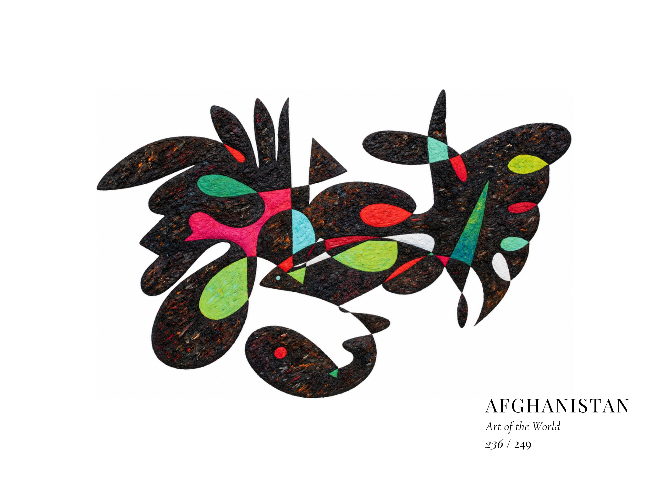 Opera Afghanistan di Gheorghe Virtosu dalla serie Art of the World