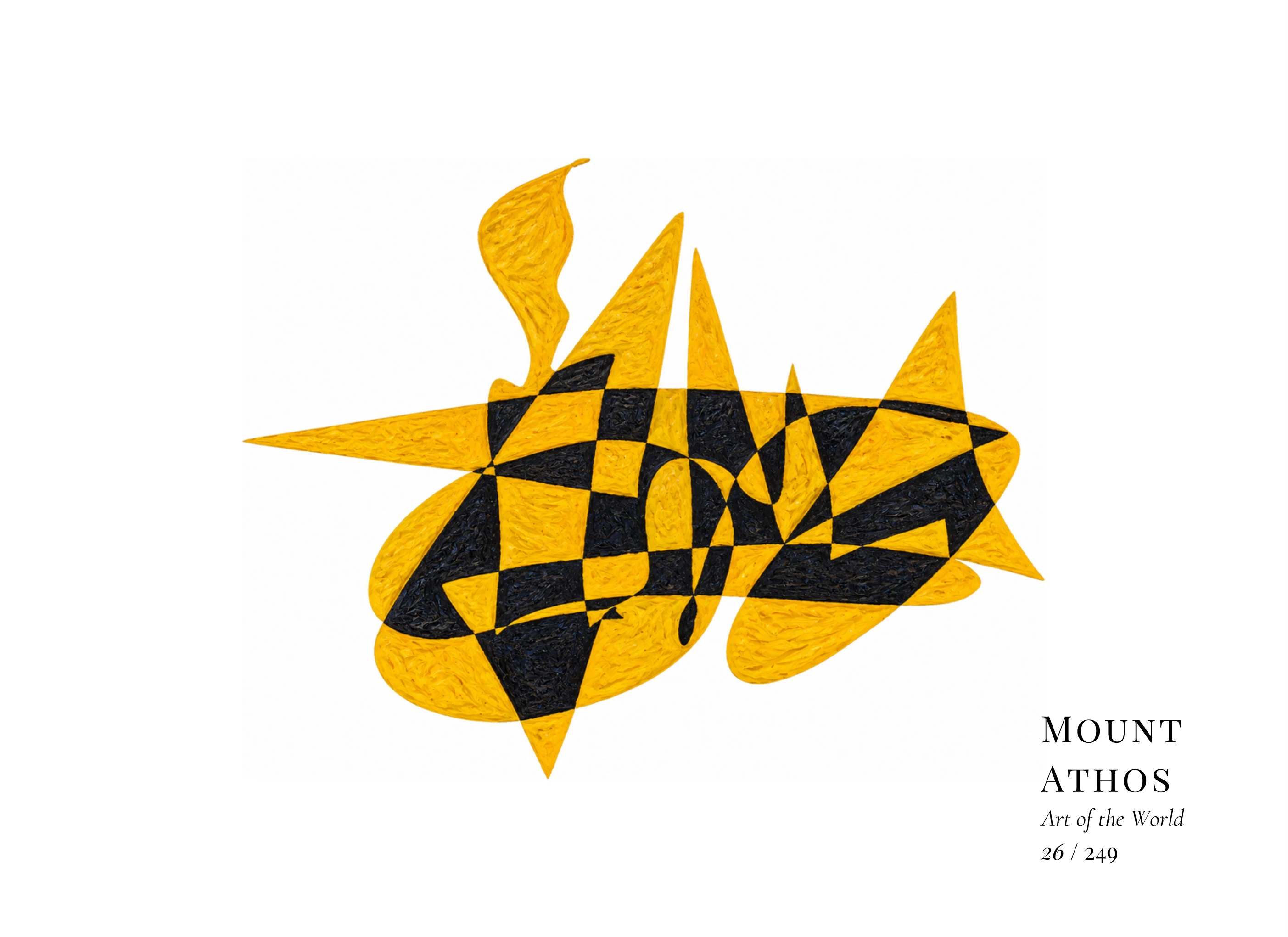 Opera Mount Athos di Gheorghe Virtosu dalla serie Art of the World