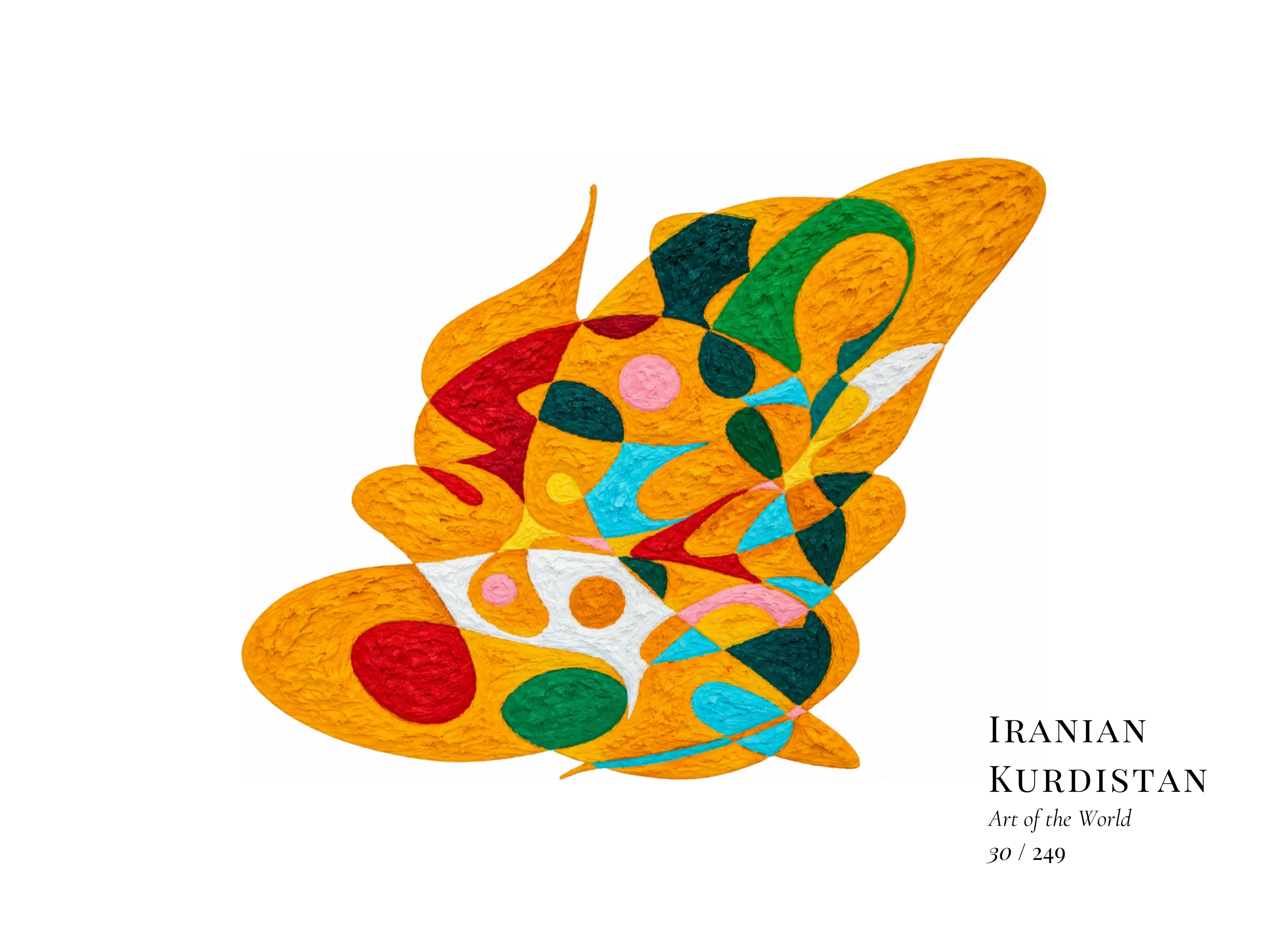 Opera Iranian Kurdistan di Gheorghe Virtosu dalla serie Art of the World