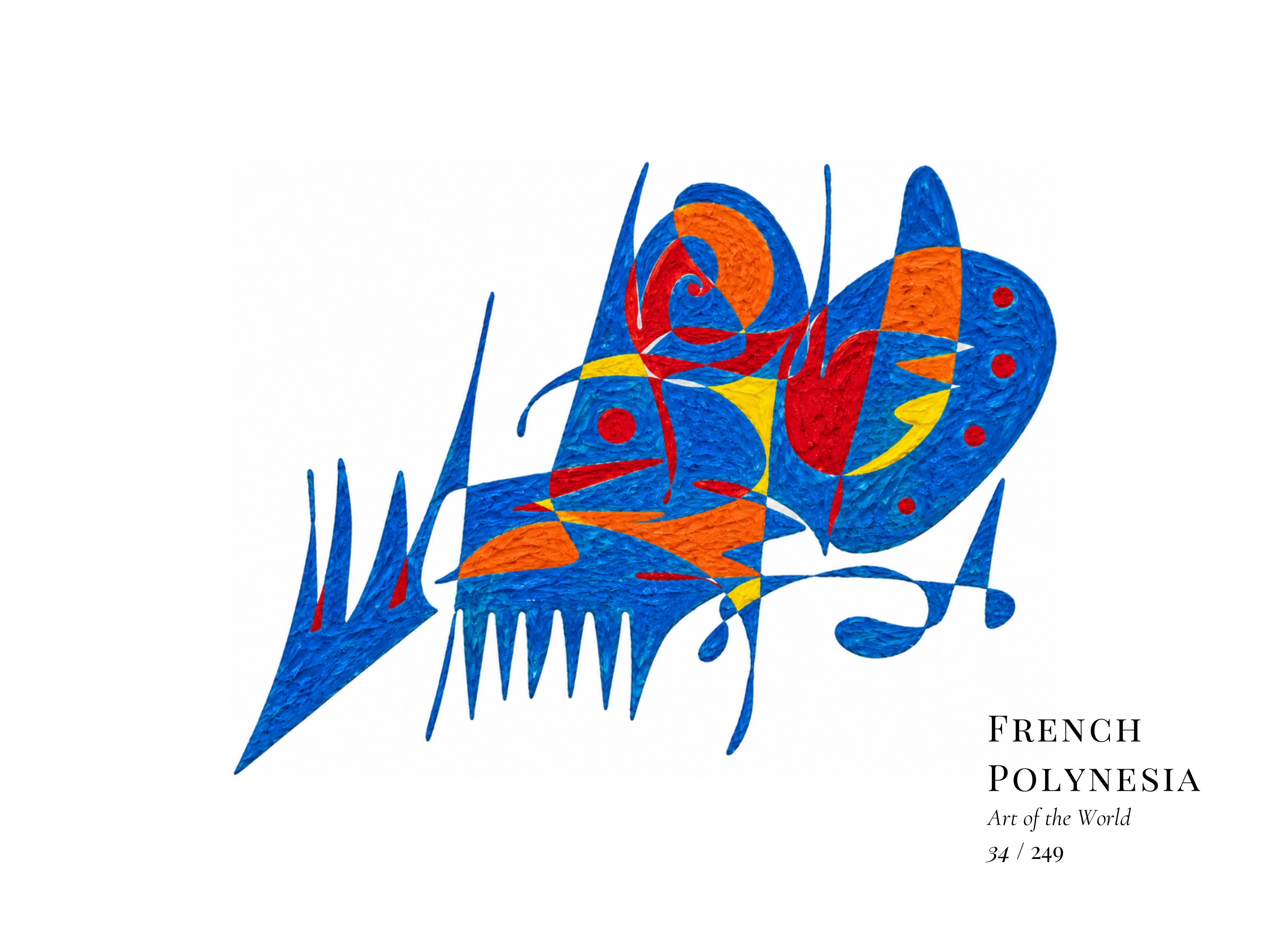 Opera French Polynesia di Gheorghe Virtosu dalla serie Art of the World