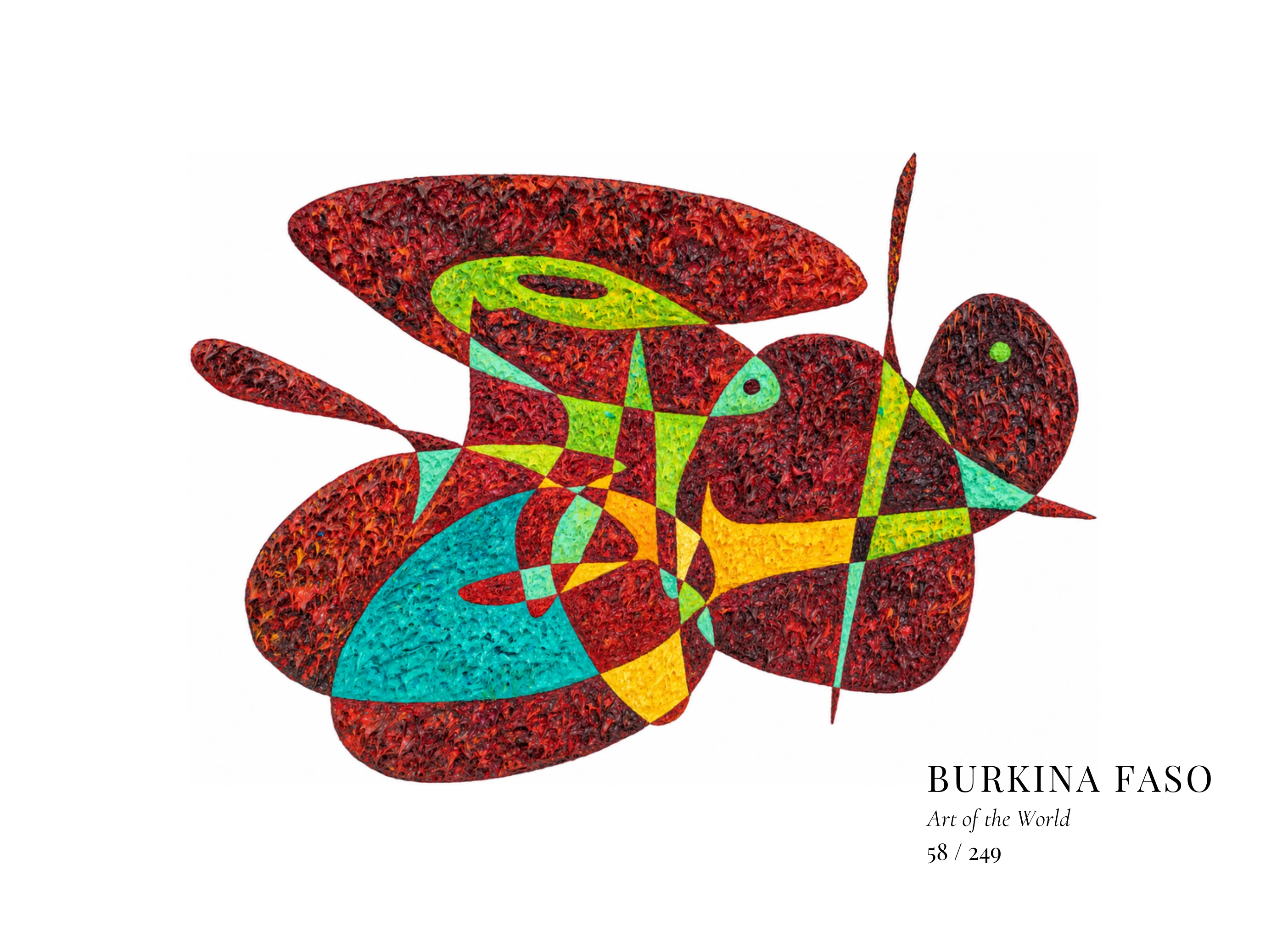 Opera Burkina Faso di Gheorghe Virtosu dalla serie Art of the World