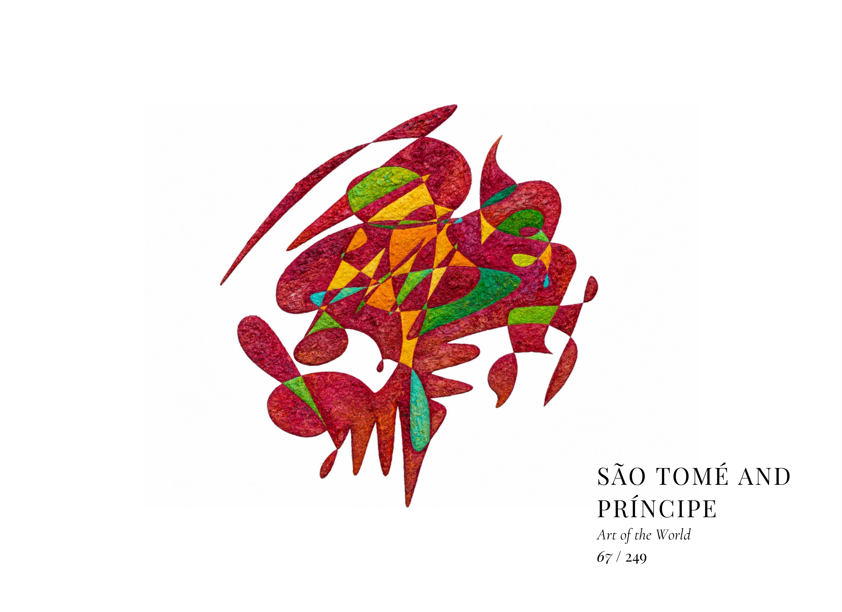 Opera São Tomé and Príncipe di Gheorghe Virtosu dalla serie Art of the World