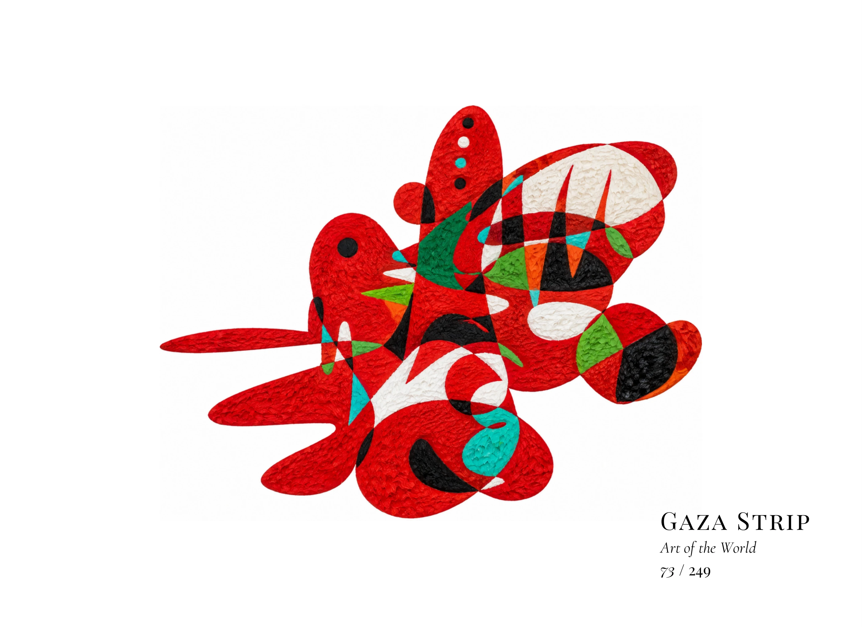 Opera Gaza Strip di Gheorghe Virtosu dalla serie Art of the World