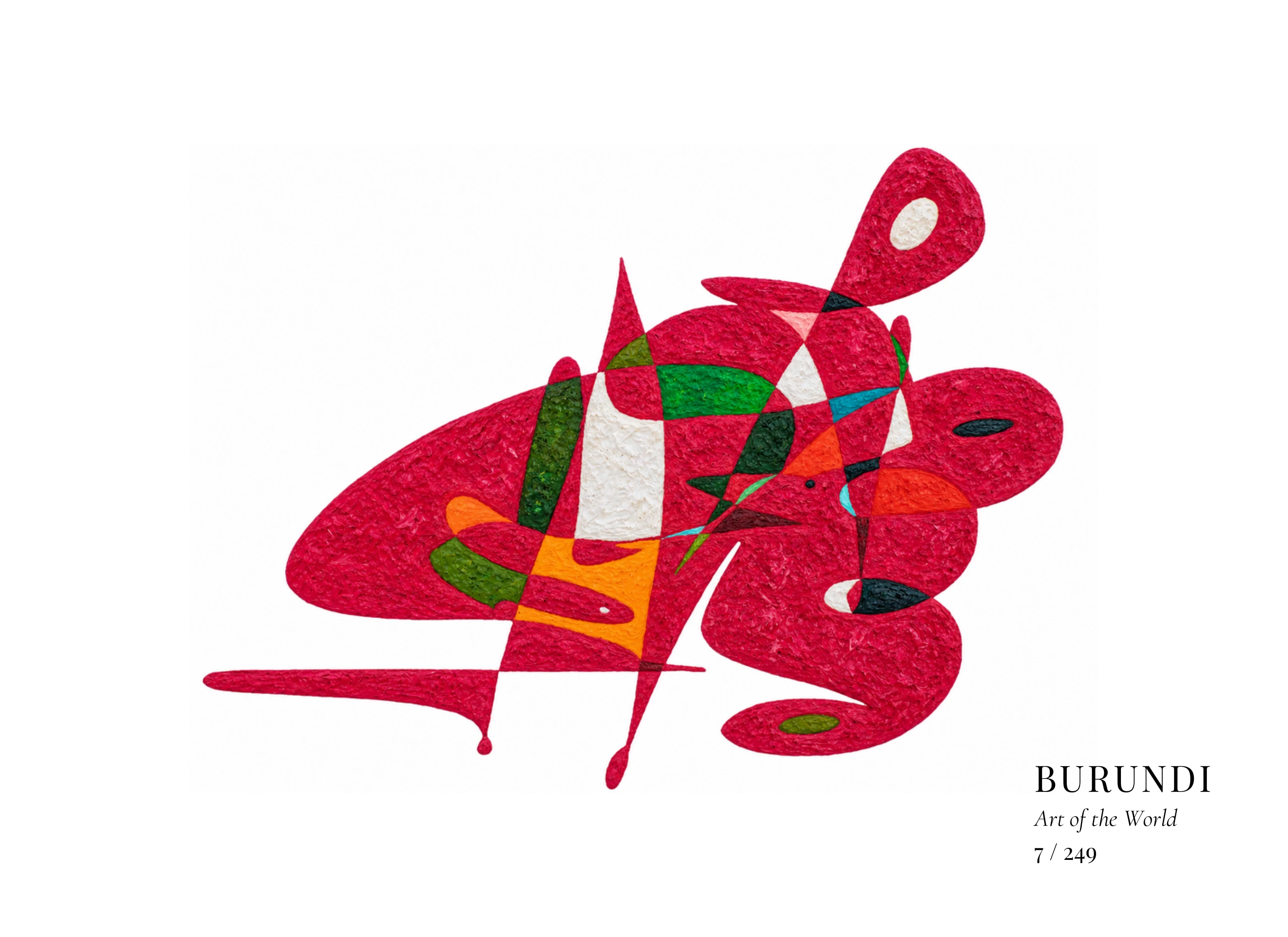 Opera Burundi di Gheorghe Virtosu dalla serie Art of the World