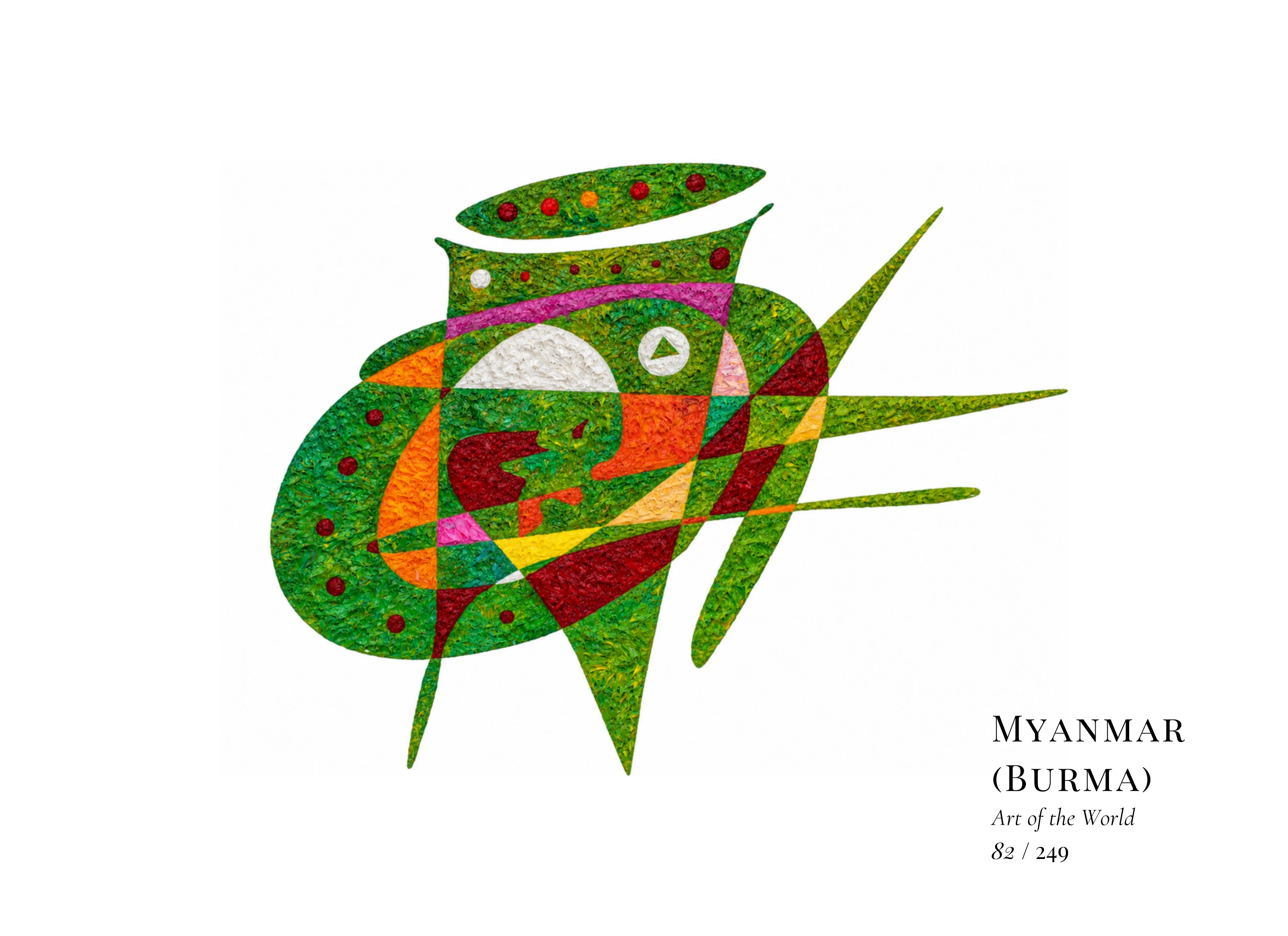 Opera Myanmar (Burma) di Gheorghe Virtosu dalla serie Art of the World