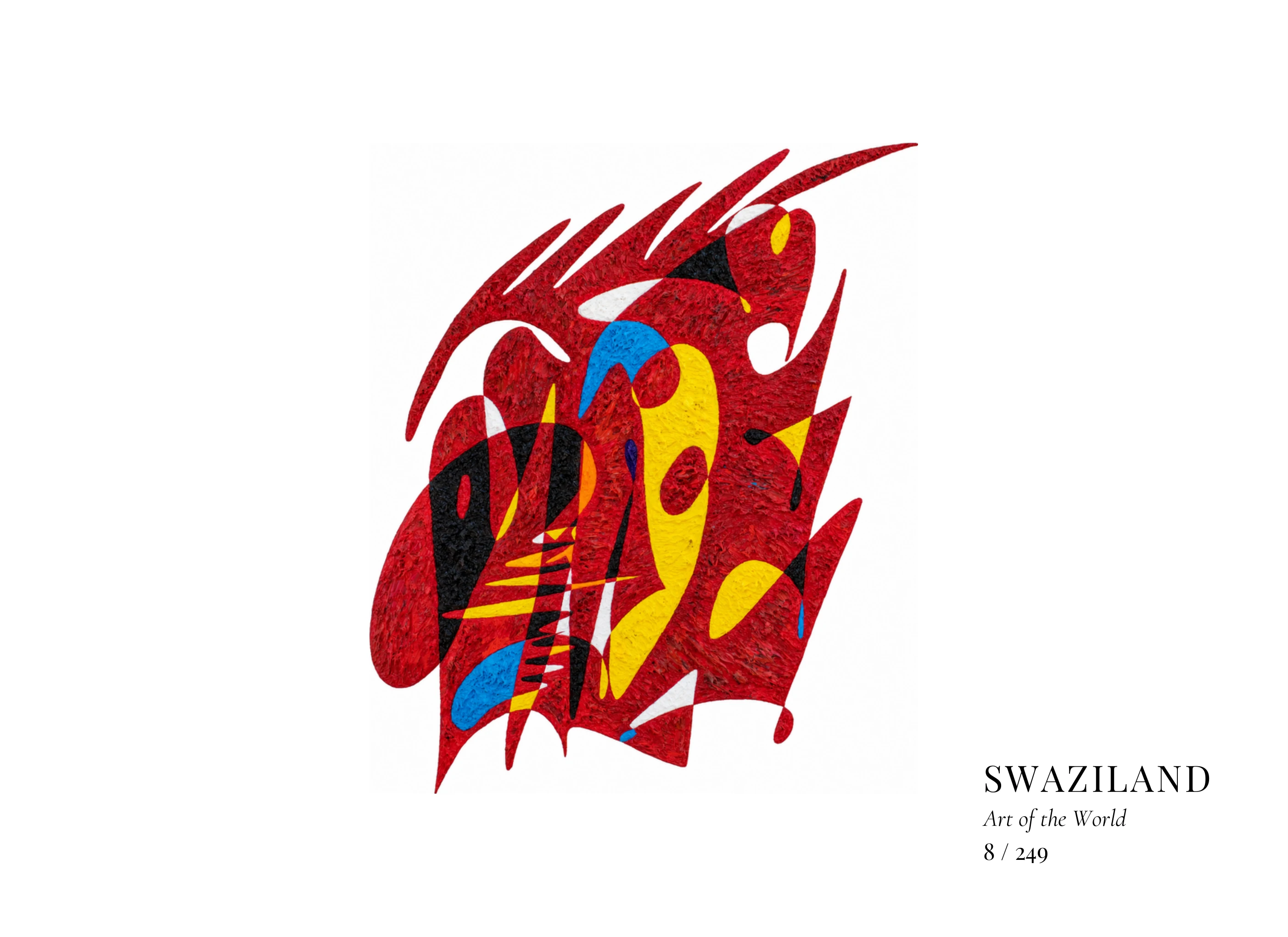 Opera Eswatini (Swaziland) di Gheorghe Virtosu dalla serie Art of the World