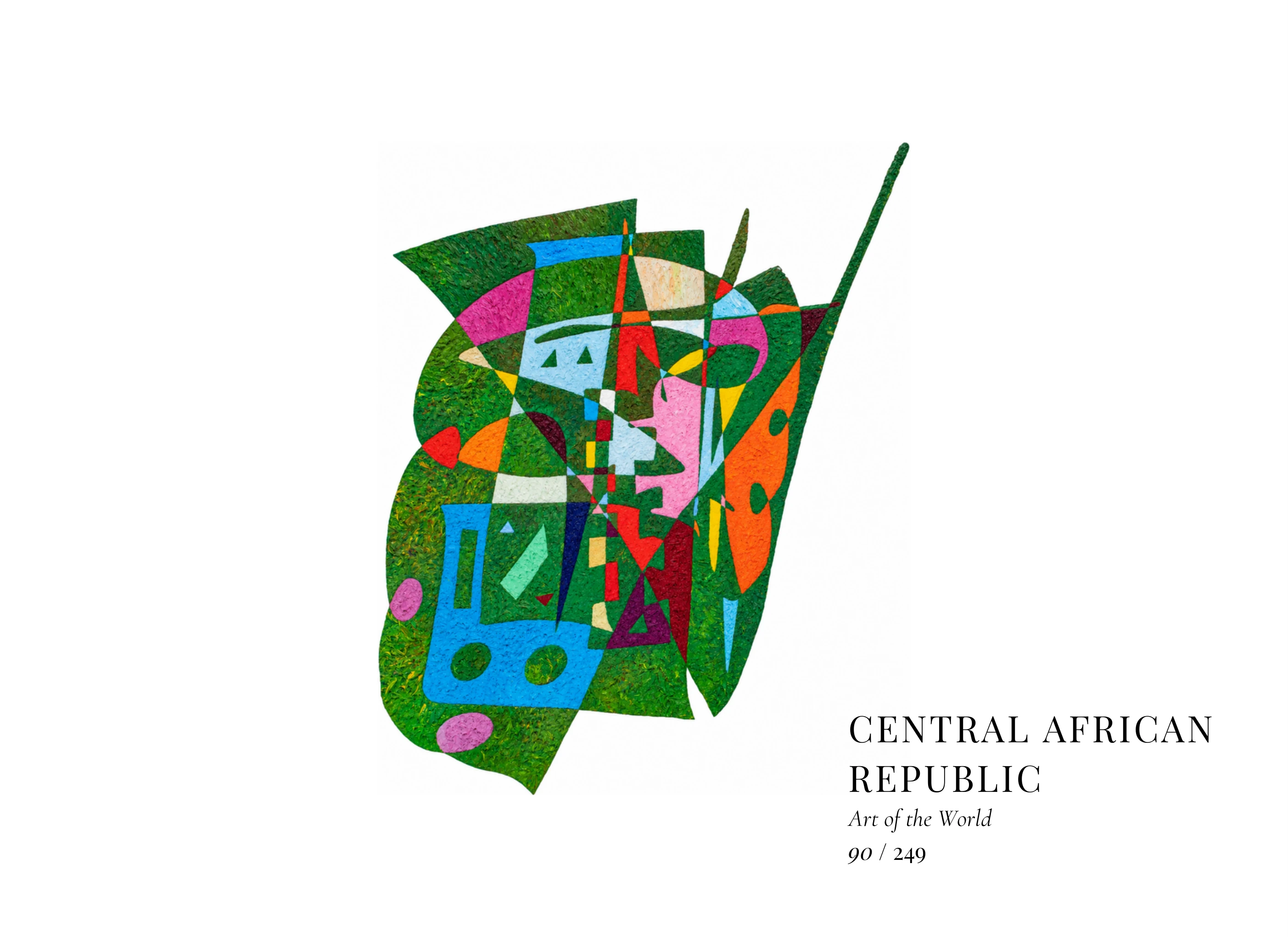 Opera Central African Republic di Gheorghe Virtosu dalla serie Art of the World