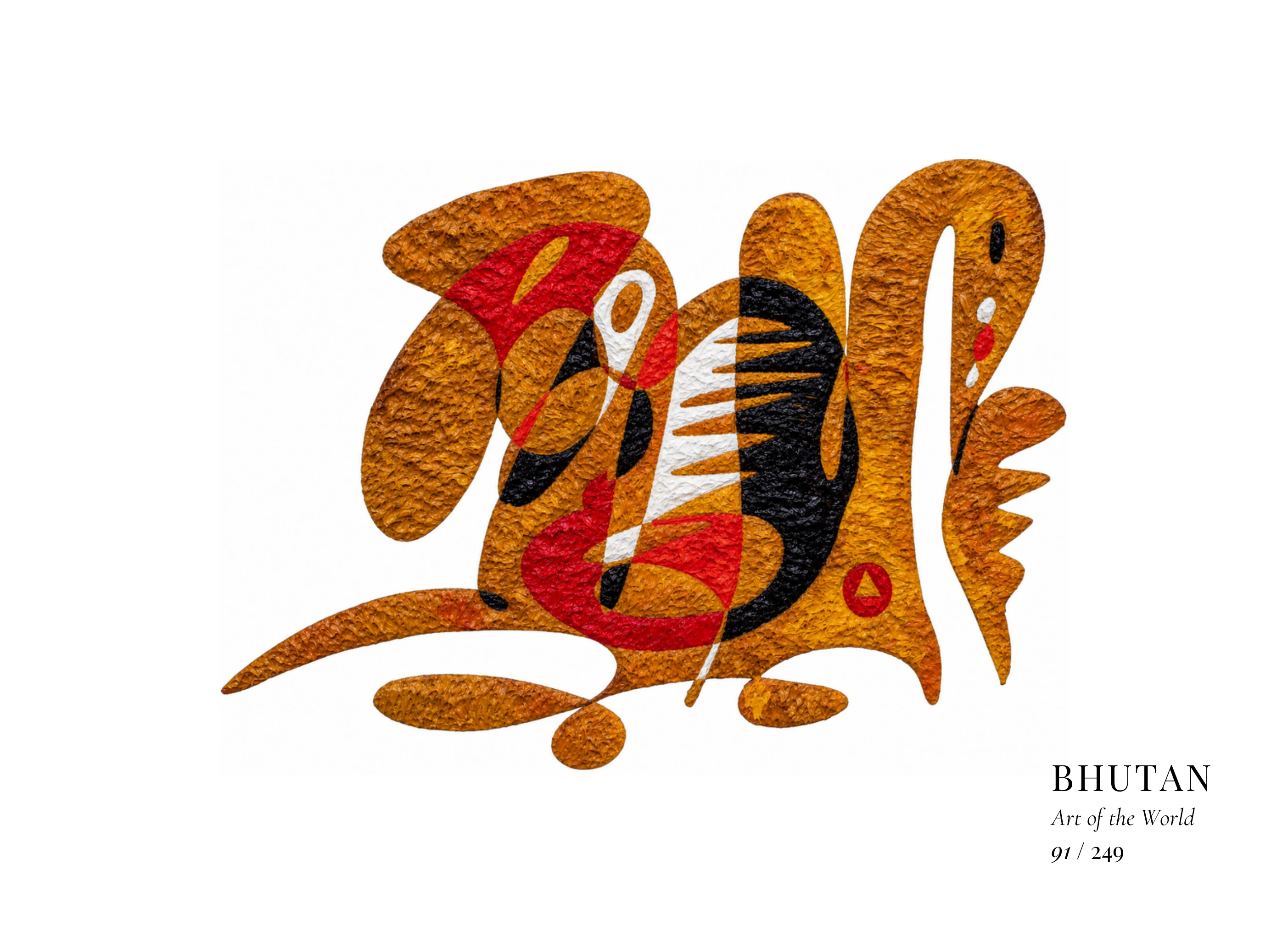 Opera Bhutan di Gheorghe Virtosu dalla serie Art of the World