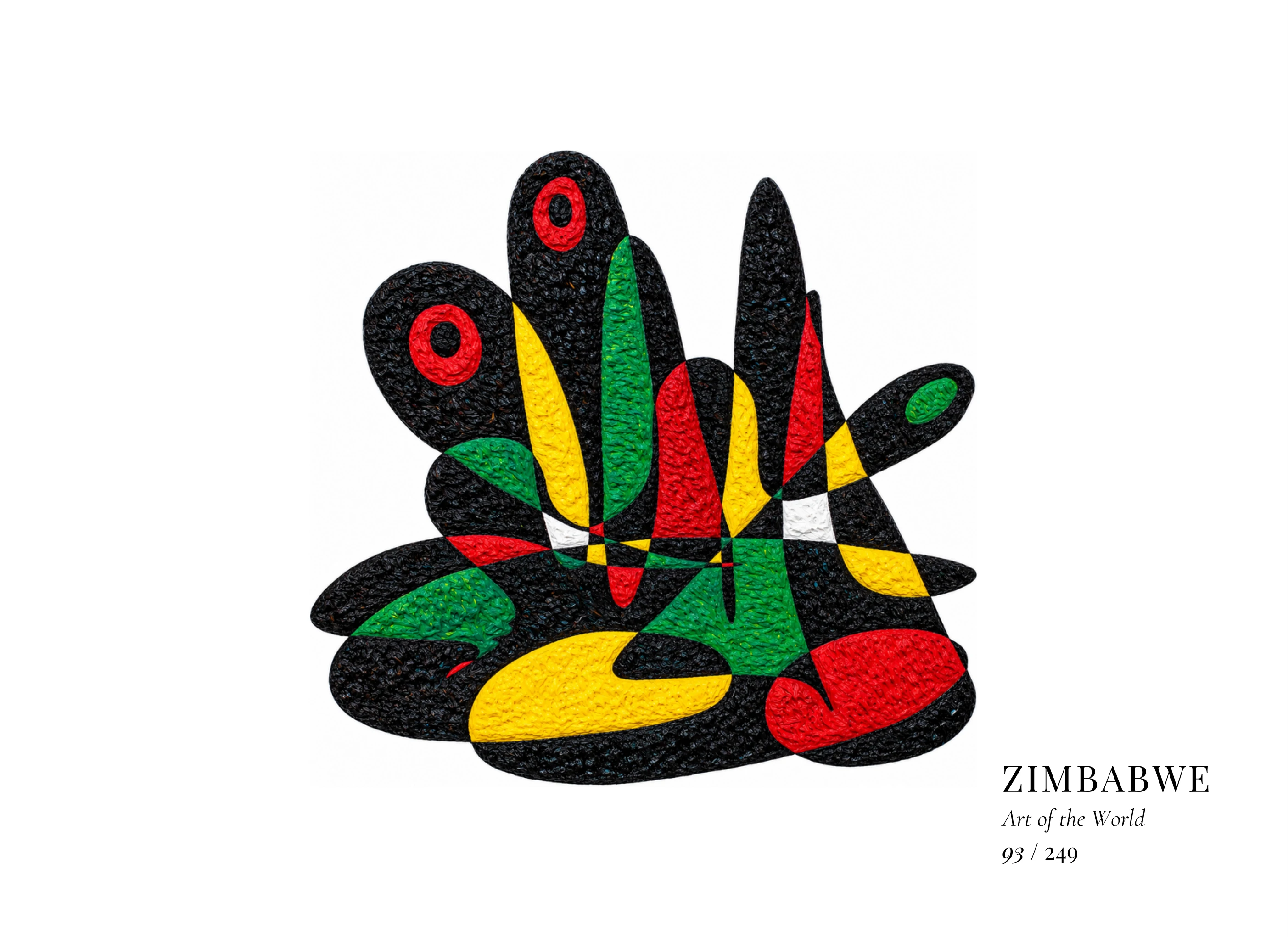 Opera Zimbabwe di Gheorghe Virtosu dalla serie Art of the World