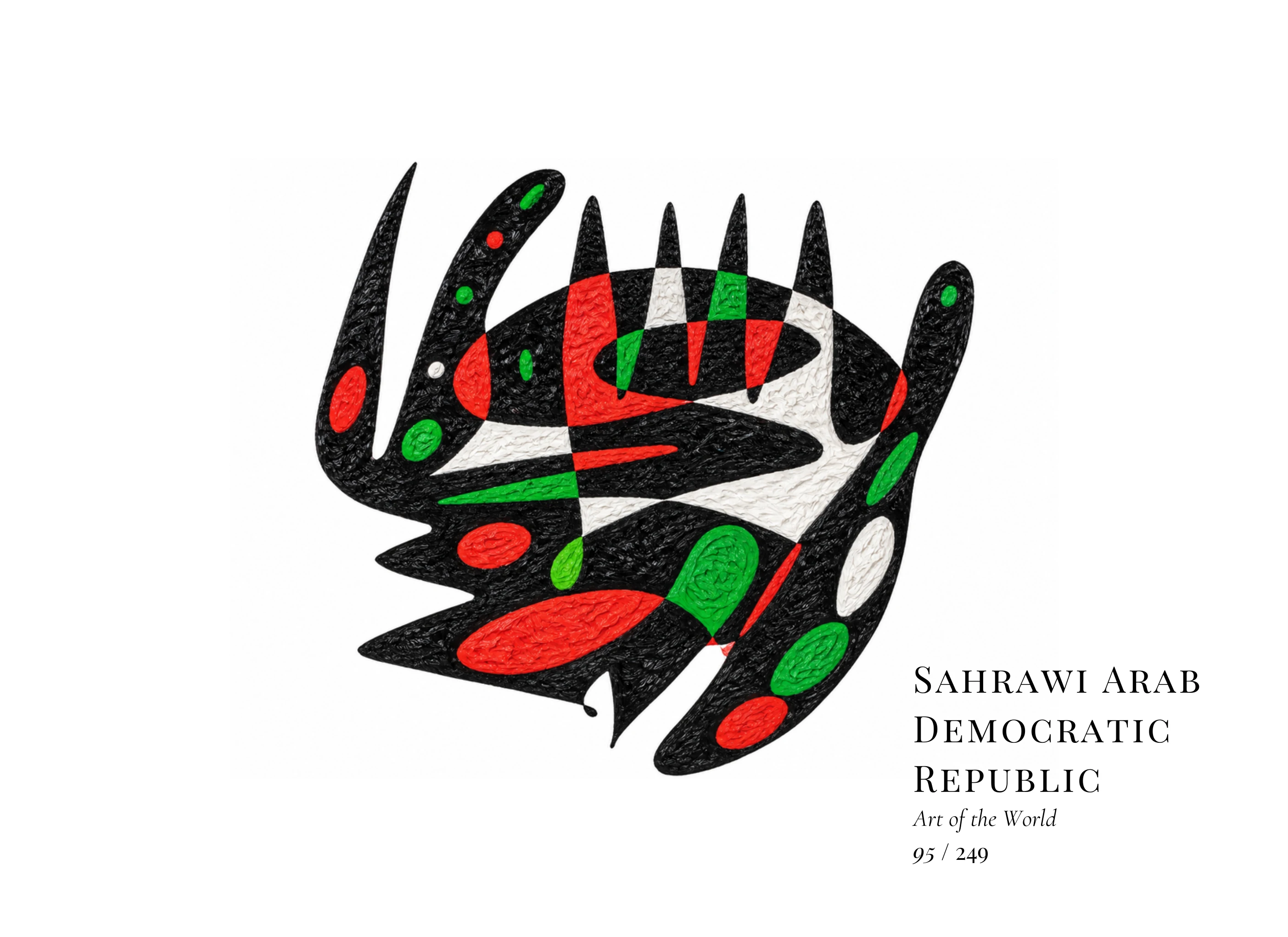 Opera Sahrawi Arab Democratic Republic di Gheorghe Virtosu dalla serie Art of the World
