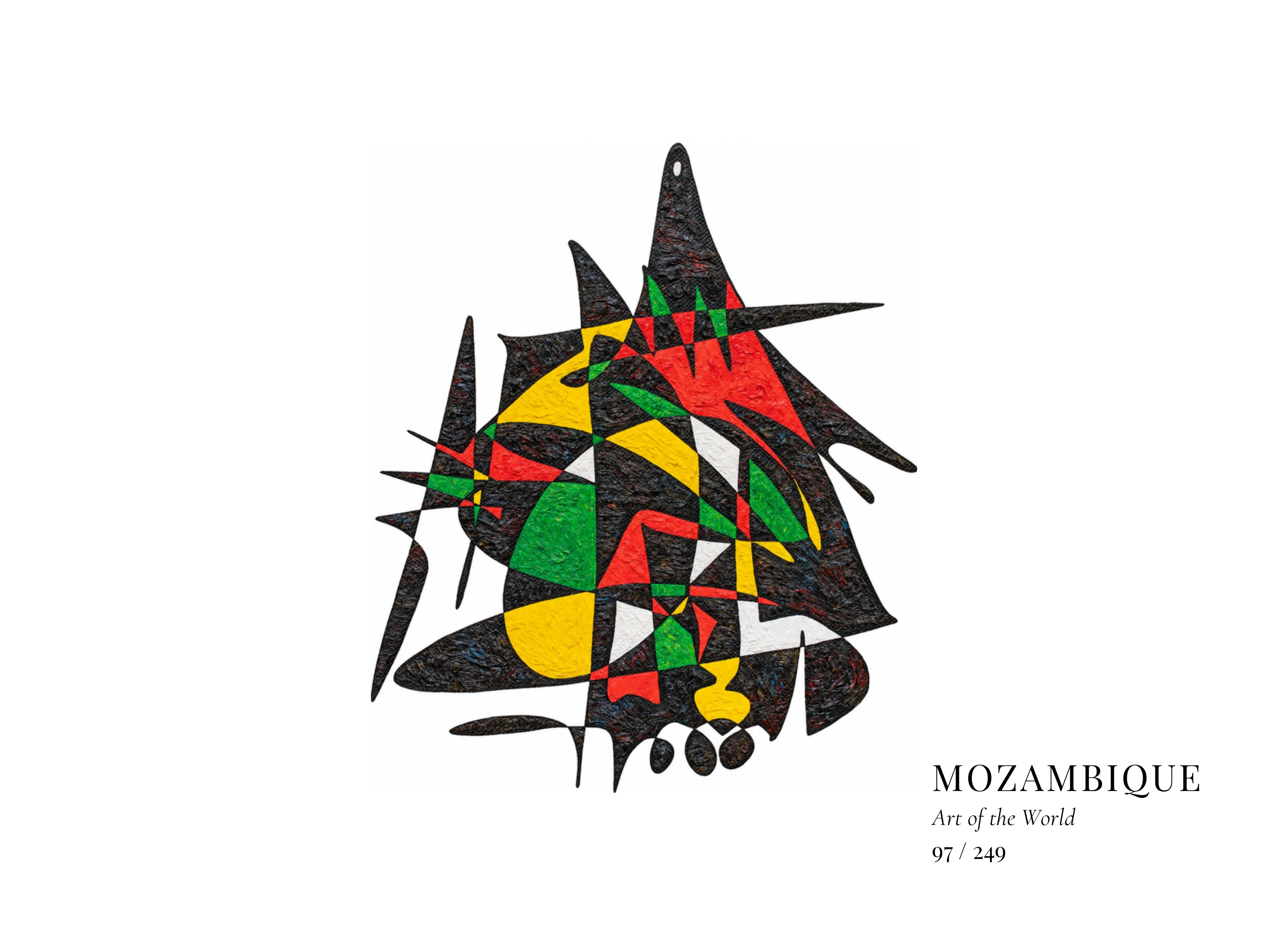 Opera Mozambique di Gheorghe Virtosu dalla serie Art of the World